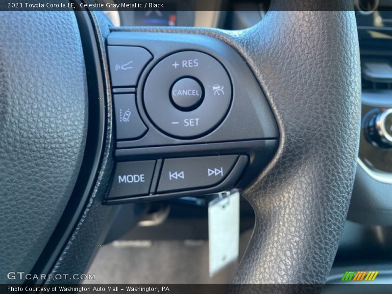 Celestite Gray Metallic / Black 2021 Toyota Corolla LE