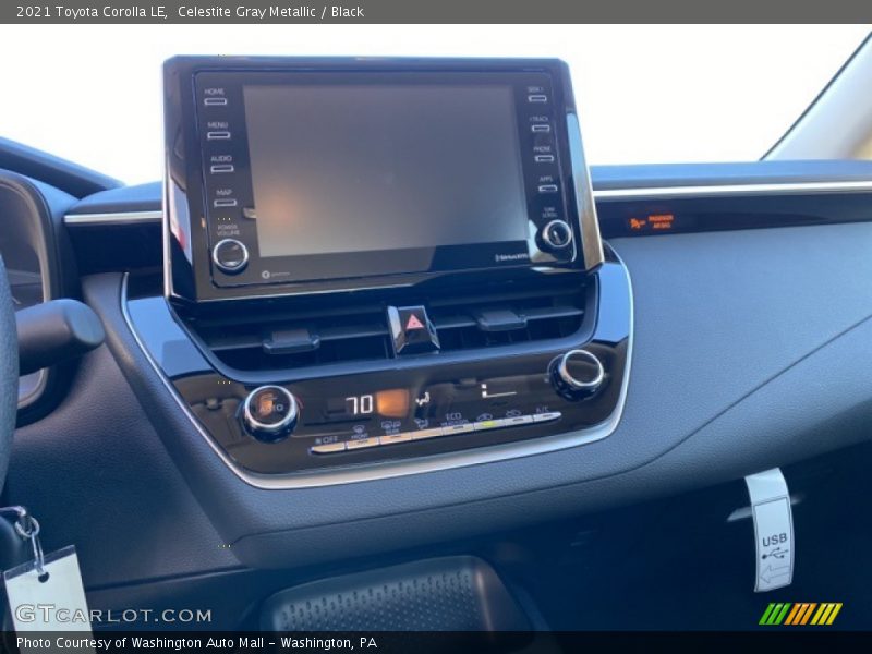 Celestite Gray Metallic / Black 2021 Toyota Corolla LE