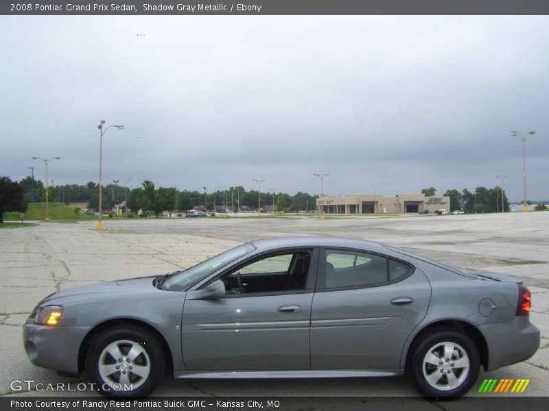 Shadow Gray Metallic / Ebony 2008 Pontiac Grand Prix Sedan