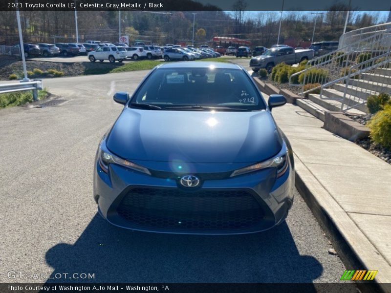 Celestite Gray Metallic / Black 2021 Toyota Corolla LE