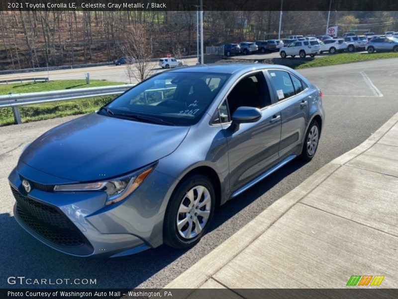 Celestite Gray Metallic / Black 2021 Toyota Corolla LE