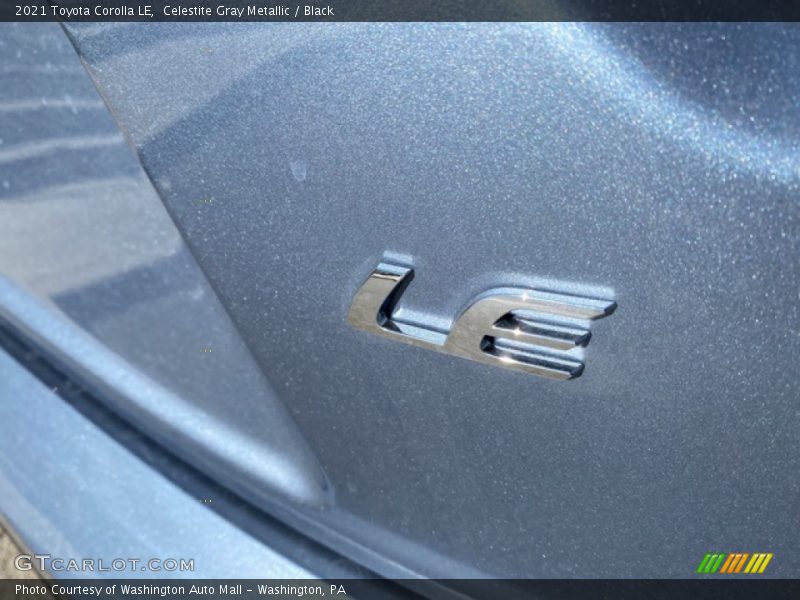Celestite Gray Metallic / Black 2021 Toyota Corolla LE