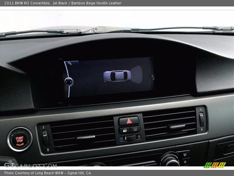 Jet Black / Bamboo Beige Novillo Leather 2011 BMW M3 Convertible