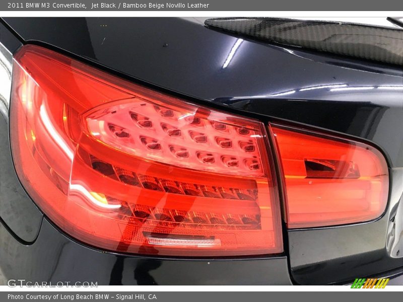 Jet Black / Bamboo Beige Novillo Leather 2011 BMW M3 Convertible