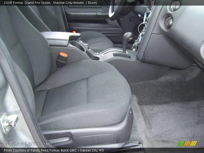Shadow Gray Metallic / Ebony 2008 Pontiac Grand Prix Sedan