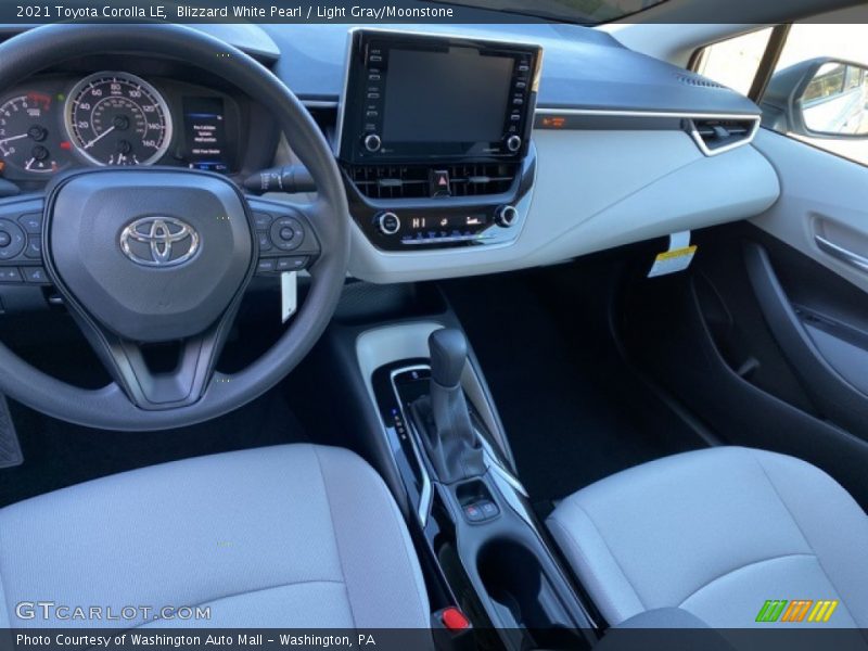 Dashboard of 2021 Corolla LE
