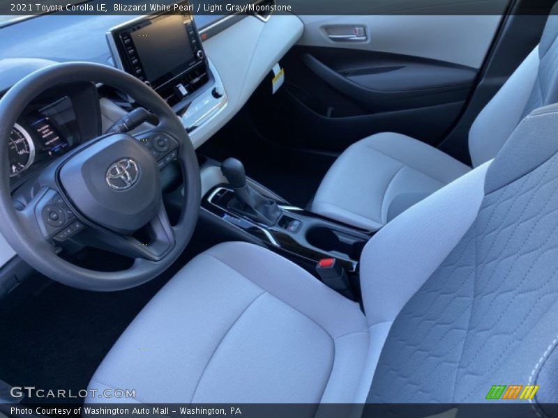  2021 Corolla LE Light Gray/Moonstone Interior
