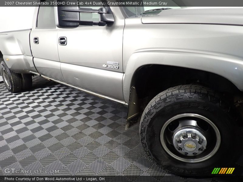 Graystone Metallic / Medium Gray 2007 Chevrolet Silverado 3500HD Crew Cab 4x4 Dually
