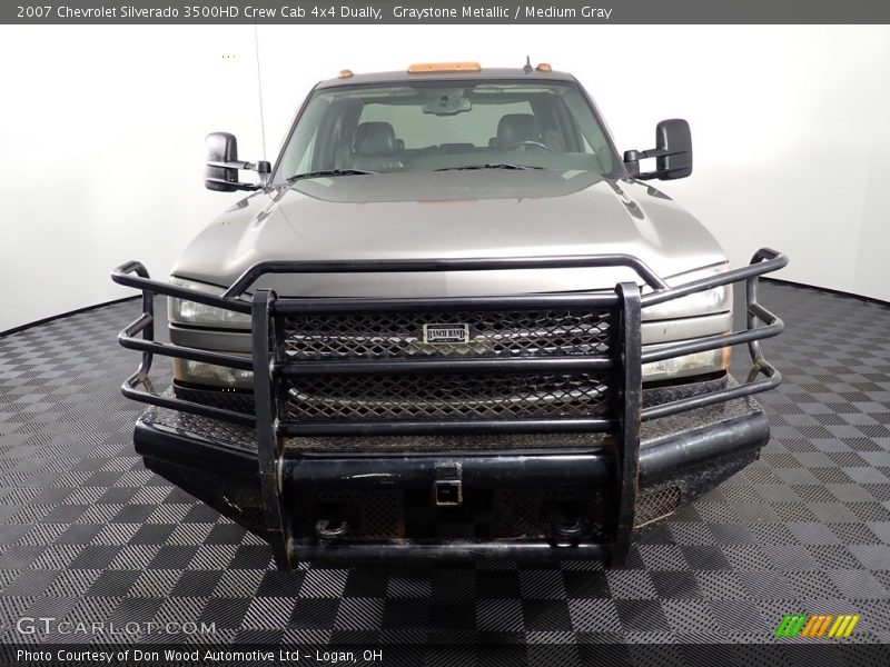 Graystone Metallic / Medium Gray 2007 Chevrolet Silverado 3500HD Crew Cab 4x4 Dually