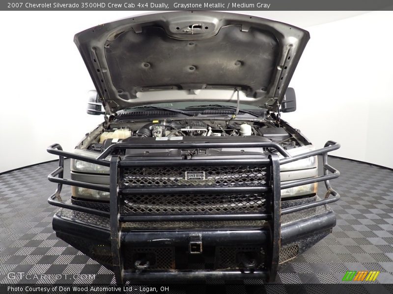 Graystone Metallic / Medium Gray 2007 Chevrolet Silverado 3500HD Crew Cab 4x4 Dually