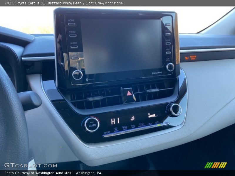Controls of 2021 Corolla LE