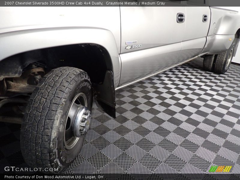 Graystone Metallic / Medium Gray 2007 Chevrolet Silverado 3500HD Crew Cab 4x4 Dually