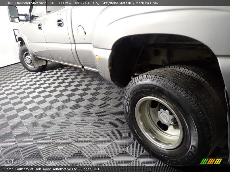 Graystone Metallic / Medium Gray 2007 Chevrolet Silverado 3500HD Crew Cab 4x4 Dually