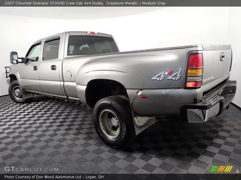Graystone Metallic / Medium Gray 2007 Chevrolet Silverado 3500HD Crew Cab 4x4 Dually
