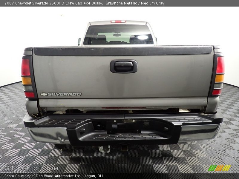 Graystone Metallic / Medium Gray 2007 Chevrolet Silverado 3500HD Crew Cab 4x4 Dually