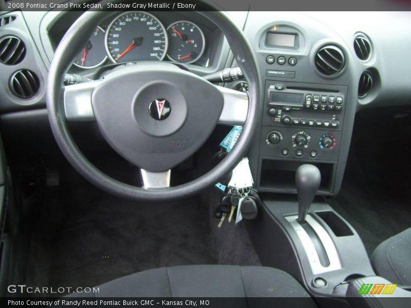 Shadow Gray Metallic / Ebony 2008 Pontiac Grand Prix Sedan