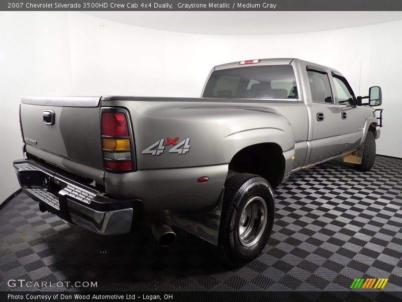 Graystone Metallic / Medium Gray 2007 Chevrolet Silverado 3500HD Crew Cab 4x4 Dually