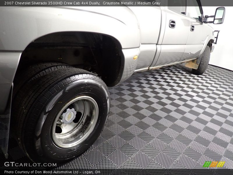 Graystone Metallic / Medium Gray 2007 Chevrolet Silverado 3500HD Crew Cab 4x4 Dually