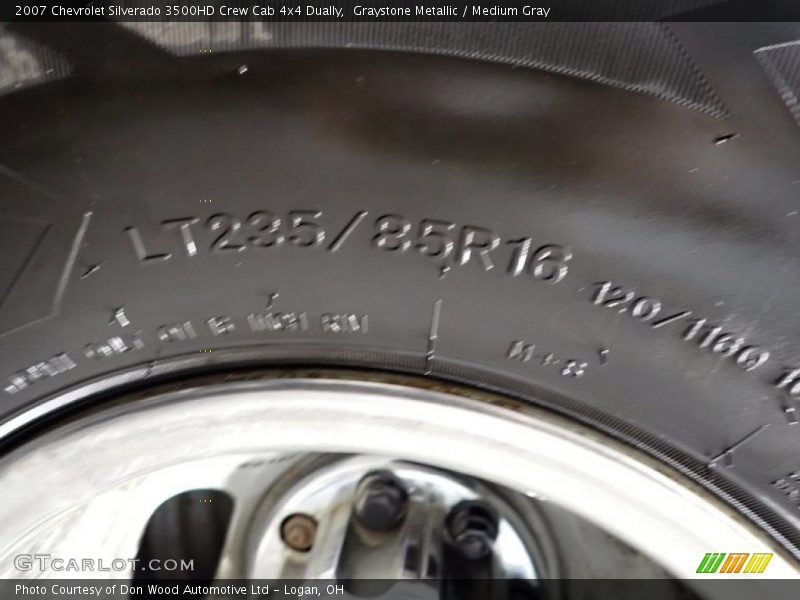 Graystone Metallic / Medium Gray 2007 Chevrolet Silverado 3500HD Crew Cab 4x4 Dually