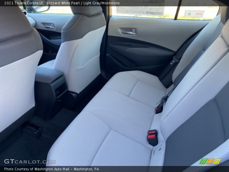 Blizzard White Pearl / Light Gray/Moonstone 2021 Toyota Corolla LE