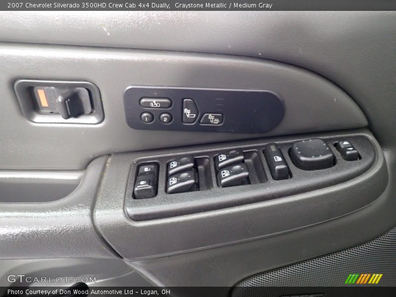Graystone Metallic / Medium Gray 2007 Chevrolet Silverado 3500HD Crew Cab 4x4 Dually