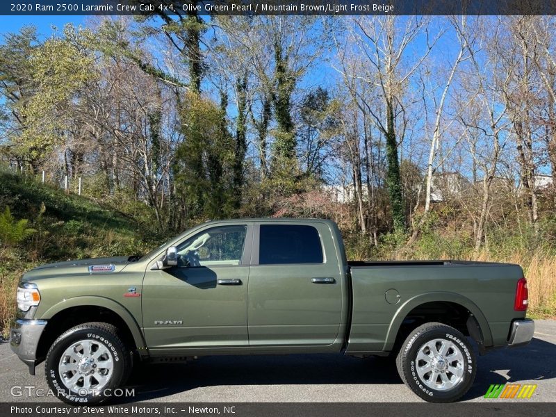 Olive Green Pearl / Mountain Brown/Light Frost Beige 2020 Ram 2500 Laramie Crew Cab 4x4