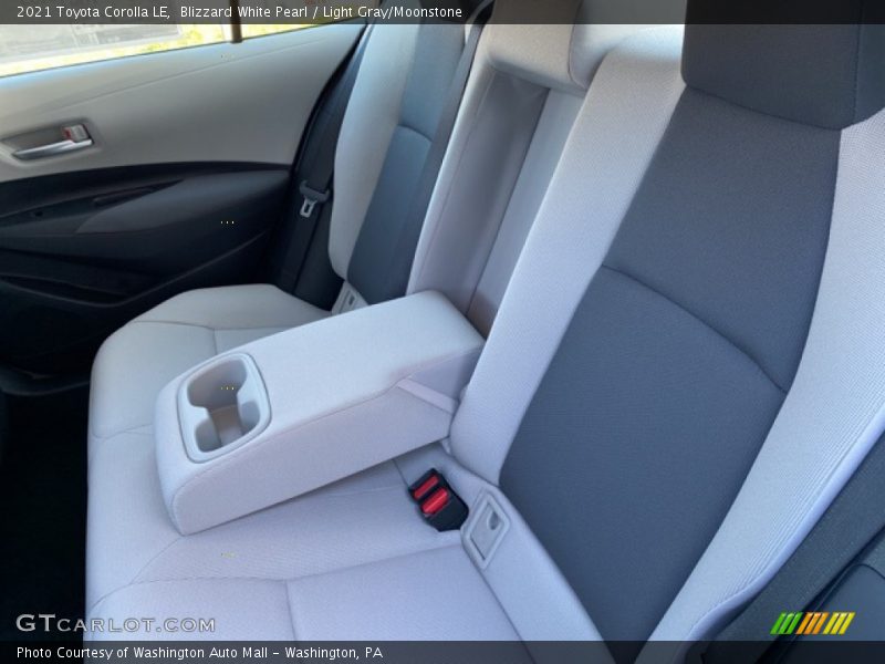 Blizzard White Pearl / Light Gray/Moonstone 2021 Toyota Corolla LE