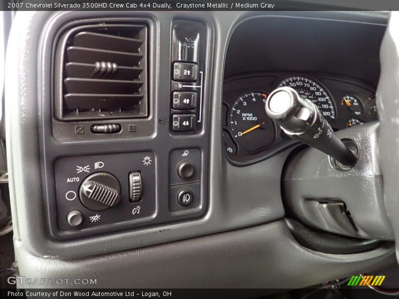 Graystone Metallic / Medium Gray 2007 Chevrolet Silverado 3500HD Crew Cab 4x4 Dually