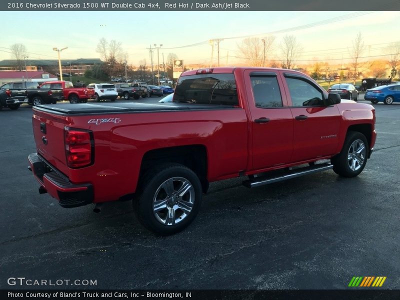 Red Hot / Dark Ash/Jet Black 2016 Chevrolet Silverado 1500 WT Double Cab 4x4