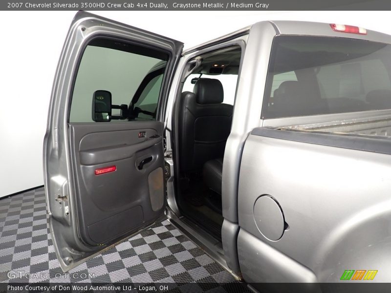 Graystone Metallic / Medium Gray 2007 Chevrolet Silverado 3500HD Crew Cab 4x4 Dually