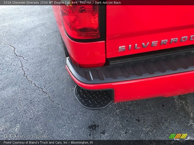 Red Hot / Dark Ash/Jet Black 2016 Chevrolet Silverado 1500 WT Double Cab 4x4