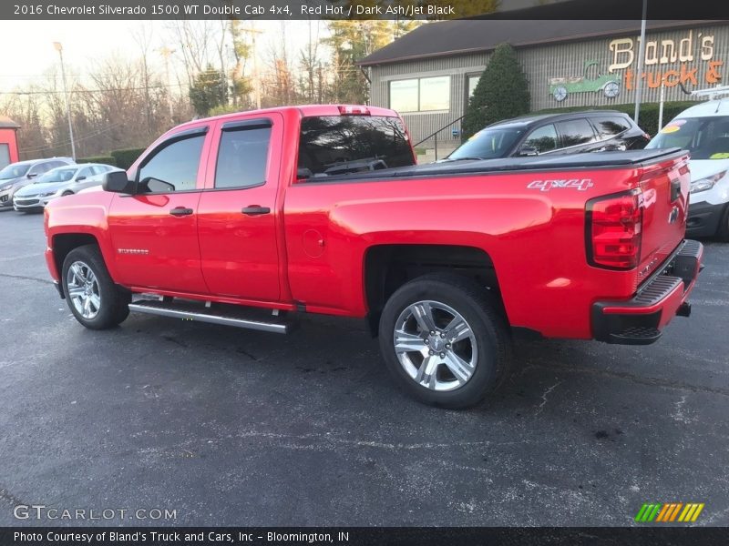 Red Hot / Dark Ash/Jet Black 2016 Chevrolet Silverado 1500 WT Double Cab 4x4