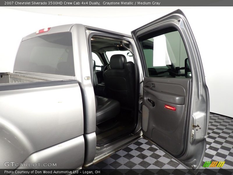 Graystone Metallic / Medium Gray 2007 Chevrolet Silverado 3500HD Crew Cab 4x4 Dually