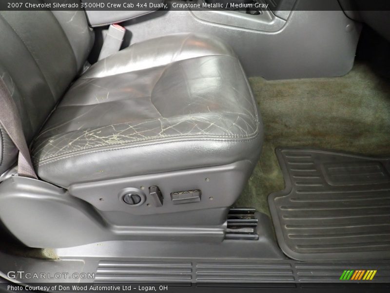 Graystone Metallic / Medium Gray 2007 Chevrolet Silverado 3500HD Crew Cab 4x4 Dually