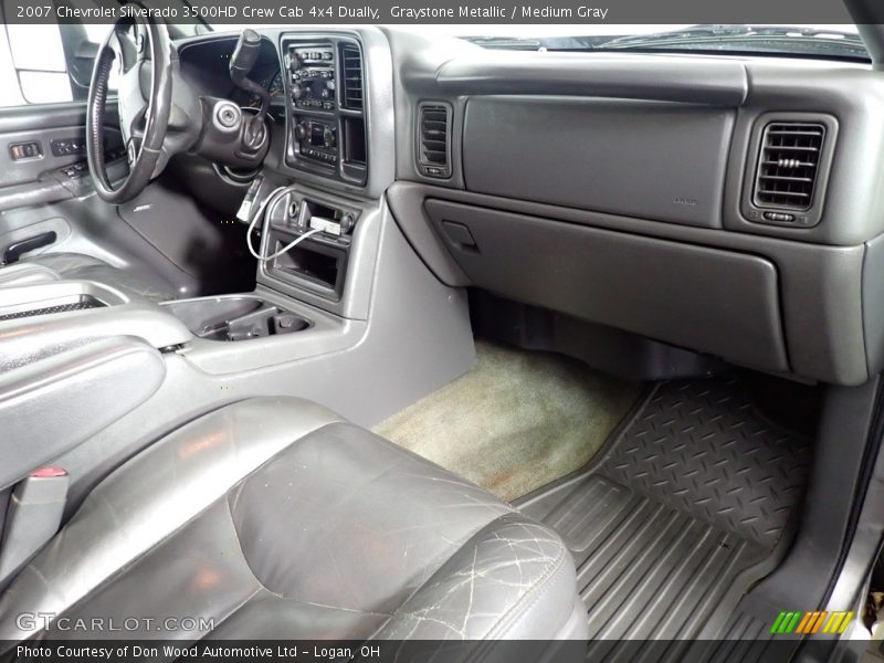 Graystone Metallic / Medium Gray 2007 Chevrolet Silverado 3500HD Crew Cab 4x4 Dually