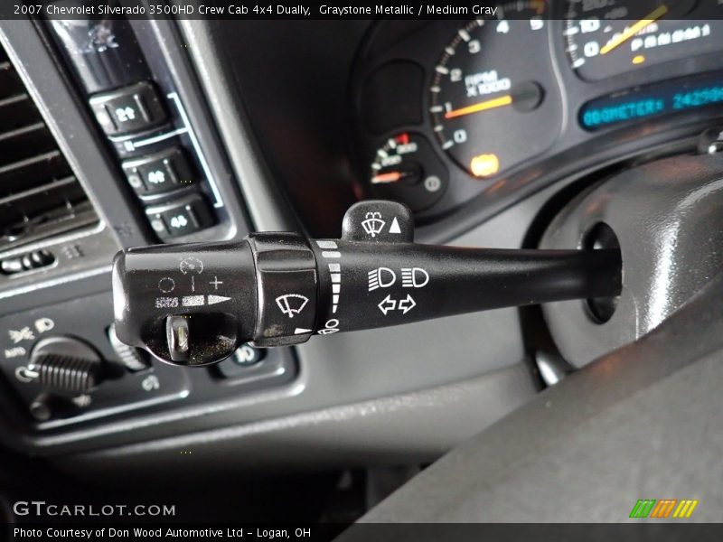 Graystone Metallic / Medium Gray 2007 Chevrolet Silverado 3500HD Crew Cab 4x4 Dually