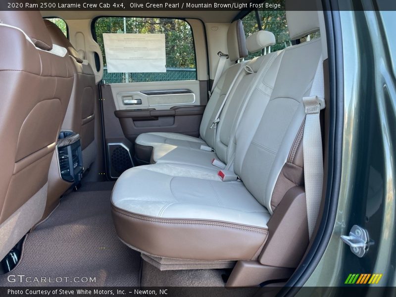 Rear Seat of 2020 2500 Laramie Crew Cab 4x4