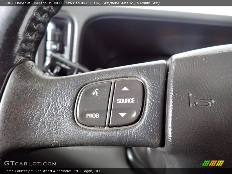 Graystone Metallic / Medium Gray 2007 Chevrolet Silverado 3500HD Crew Cab 4x4 Dually