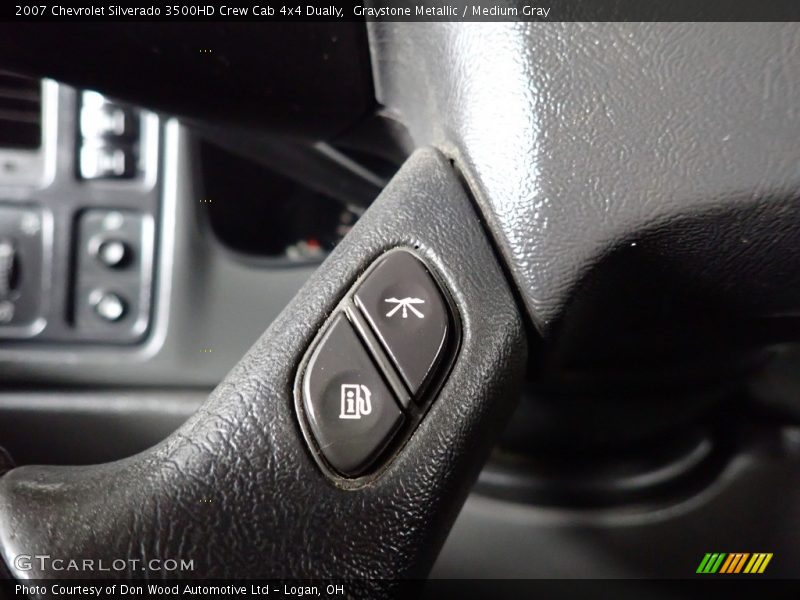 Graystone Metallic / Medium Gray 2007 Chevrolet Silverado 3500HD Crew Cab 4x4 Dually