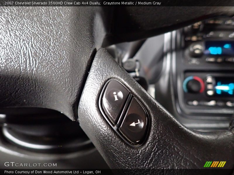 Graystone Metallic / Medium Gray 2007 Chevrolet Silverado 3500HD Crew Cab 4x4 Dually
