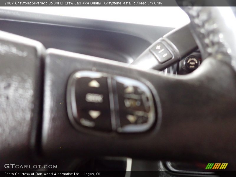 Graystone Metallic / Medium Gray 2007 Chevrolet Silverado 3500HD Crew Cab 4x4 Dually
