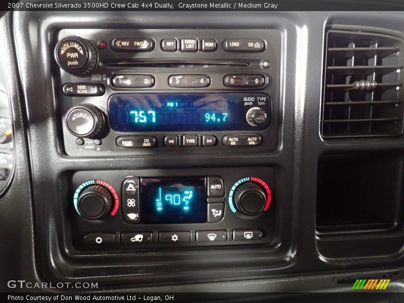 Graystone Metallic / Medium Gray 2007 Chevrolet Silverado 3500HD Crew Cab 4x4 Dually