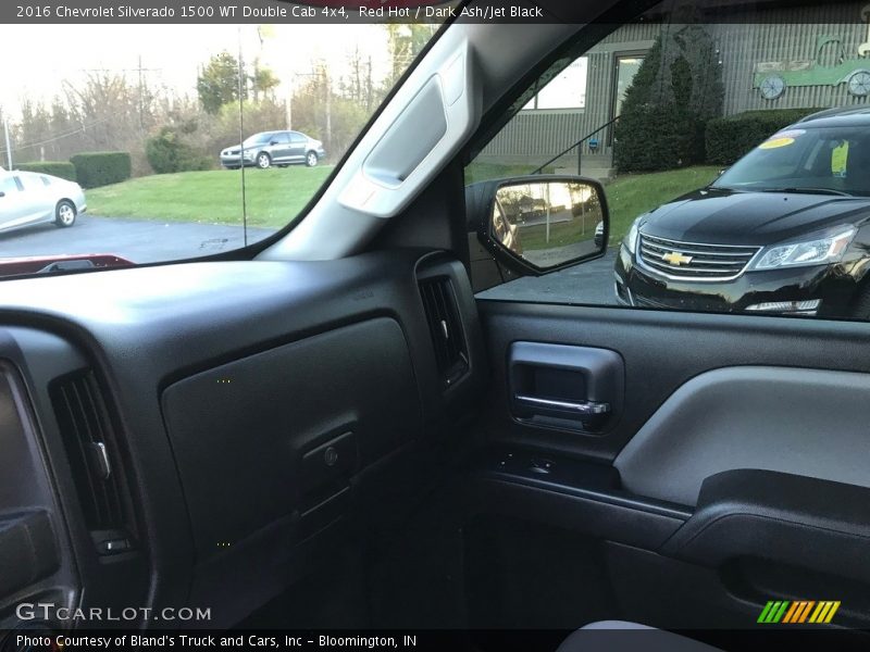 Red Hot / Dark Ash/Jet Black 2016 Chevrolet Silverado 1500 WT Double Cab 4x4
