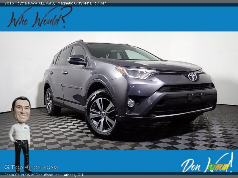 Magnetic Gray Metallic / Ash 2016 Toyota RAV4 XLE AWD