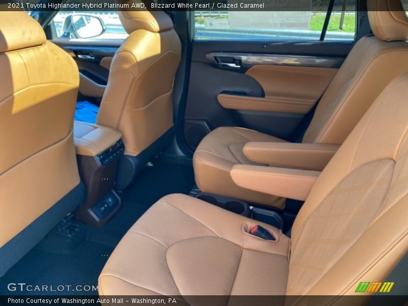 Rear Seat of 2021 Highlander Hybrid Platinum AWD