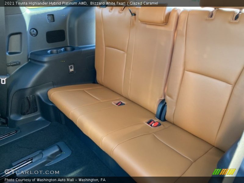 Rear Seat of 2021 Highlander Hybrid Platinum AWD
