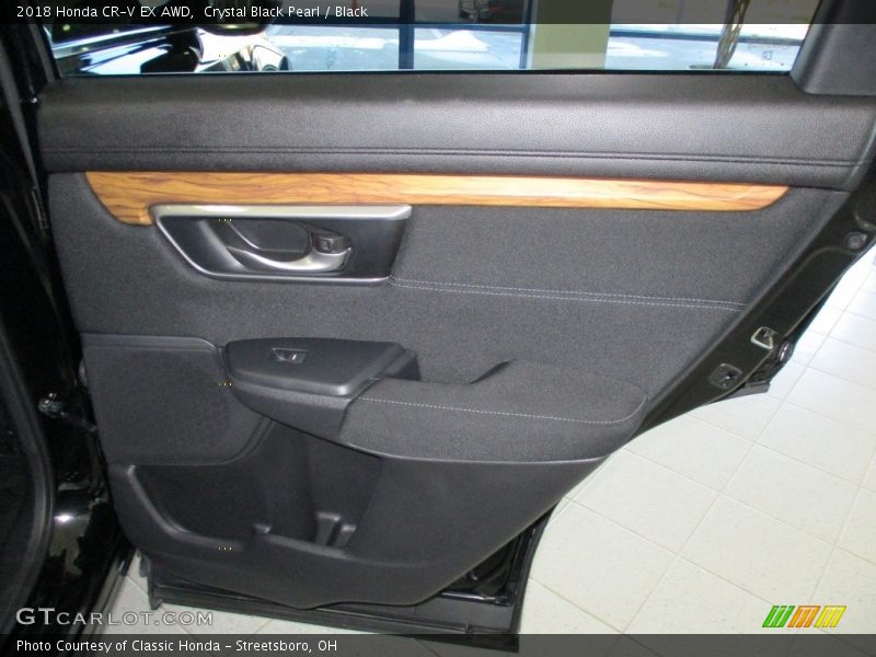 Crystal Black Pearl / Black 2018 Honda CR-V EX AWD