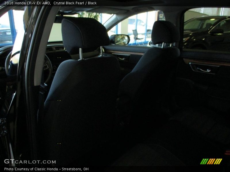 Crystal Black Pearl / Black 2018 Honda CR-V EX AWD