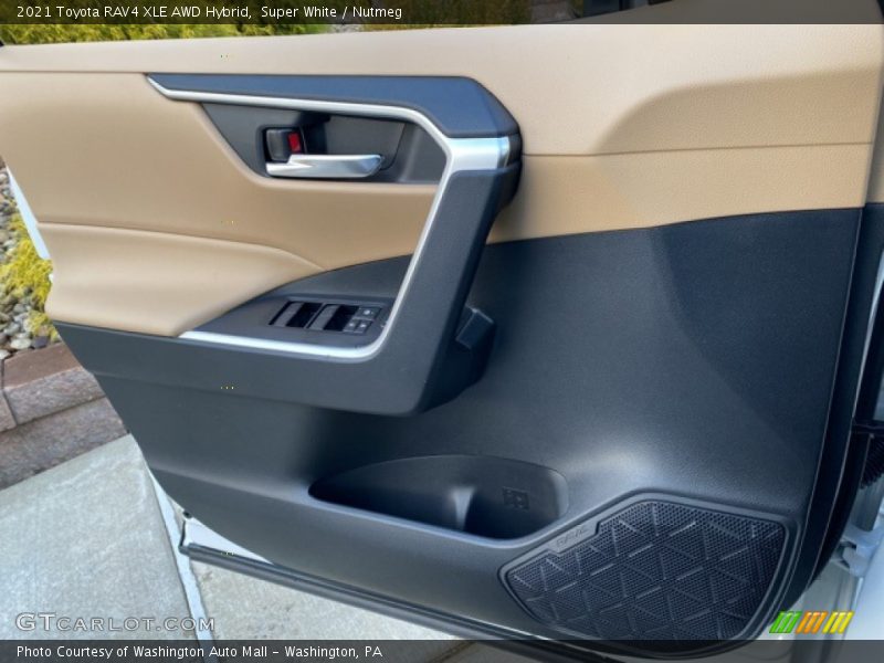 Door Panel of 2021 RAV4 XLE AWD Hybrid