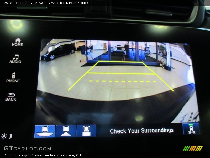 Crystal Black Pearl / Black 2018 Honda CR-V EX AWD